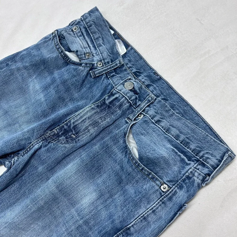 Levis 514 Straight Fit Mens Jeans Blue Denim 30x30 Cotton WaterLess Pant